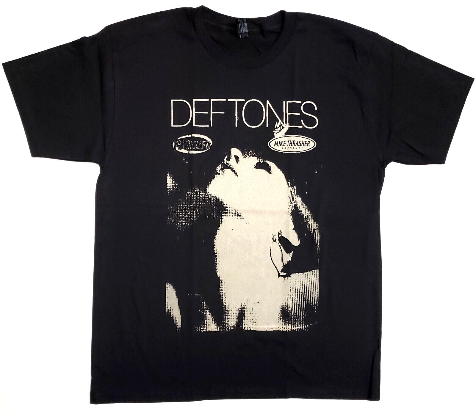 Футболка DEFTONES Рок Ну-метал Футболка 100% Хлопок Взрослая Мужская Черная Новая XXXXL