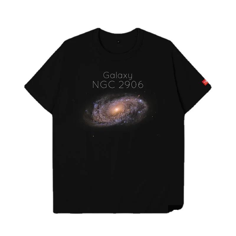 

NGC2906 Spiral Galaxy Cosmic Astronomy Leo T Shirt. Short Sleeve 100% Cotton Casual T-shirts Loose Top Size S-3XL - Men s Sum... 5XL різнокольоровий