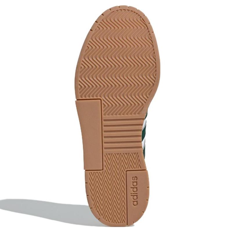 Adidas Neo Gradas Low Trainers Cushioning, Wear Resistant Low Top Skateboard Shoes Unisex White Green Sneakers IE9043