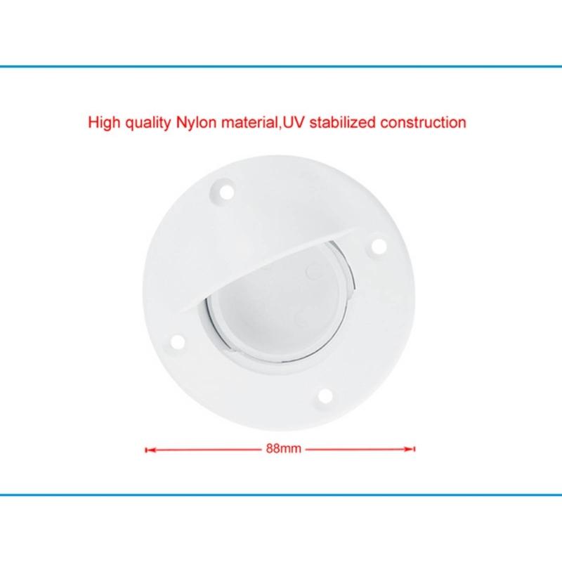 Anti-Ultraviolett-Nylon Marine Bootsdeck-Abflussventil - Schraubkappe Stöpsel Zubehör für Yacht-Entwässerungsbeschläge Ersatz