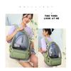 Pet Cat Backpack Astronaut Transparent Carrying Bag For Cat Puppy Breathable Kitten Outdoor Bags Space Capsule Cats Package