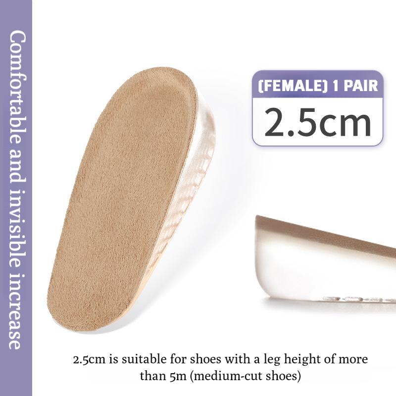 Invisible Height Increasing Shoe Insoles Quality Gel Insole for Feet Silicone Shoe Pads Shock Absorbing Shoe Sole 1Pair