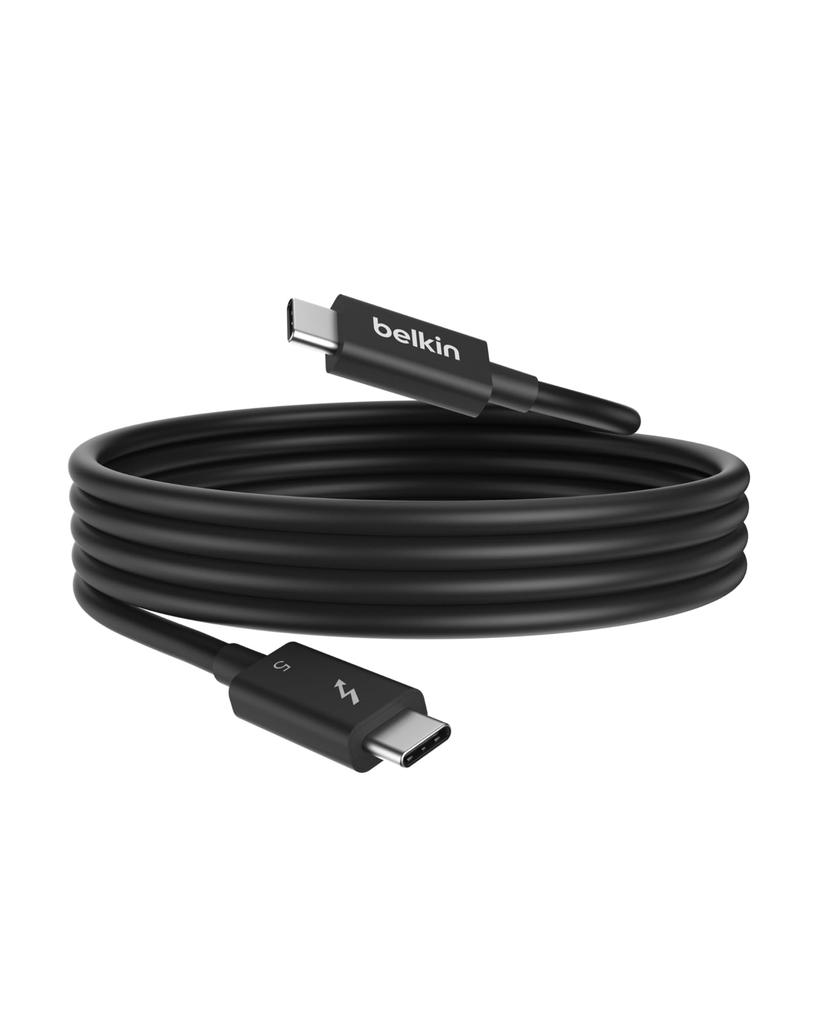 Belkin Thunderbolt 5 to 120Gbps Data Compatible with iPhone iPad and INZ005qc1MBK Cable, USB-C USB4, 240W, High-Speed Transfer, 4K/540Hz Support,
