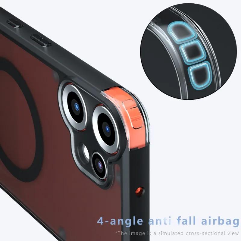 For Nothing CMF Phone 2 Pro Matte Case for Magsafe Magnetic Acrylic Hard Bumper for CMF Phone2pro Shockproof Transparent Cover