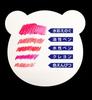 Shape Drawing X 150 [Animal Fan] (160 Mm) (30 Pieces)