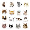 50 Cute Kitten Expressions Graffiti Stickers Suitcase Refrigerator Car Decoration Stickers