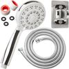 Pommeau De Douche - B3AD - 5 Jets - Flexible 2M - Support Adhésif - Haute Pression