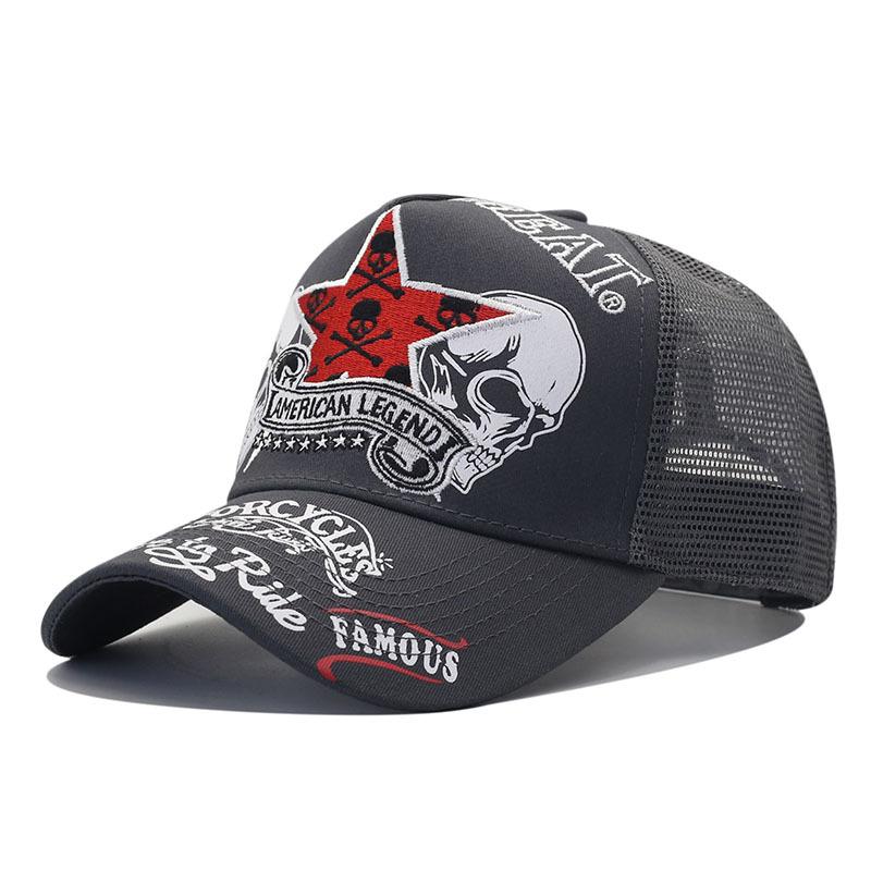 European and American soul rider wings mesh American locomotive cap truck driver hat breathable baseball cap