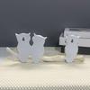 Owl Wall Hook Decoration Cute Artwork Housewarming Gift Owl Figurine Wall Hanging Hooks for House Indoor Office Living Room Key