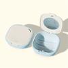 Travel Friendly Dental Appliance Storage Container for Clear Aligners and Retainers Leakproof ABS Materials