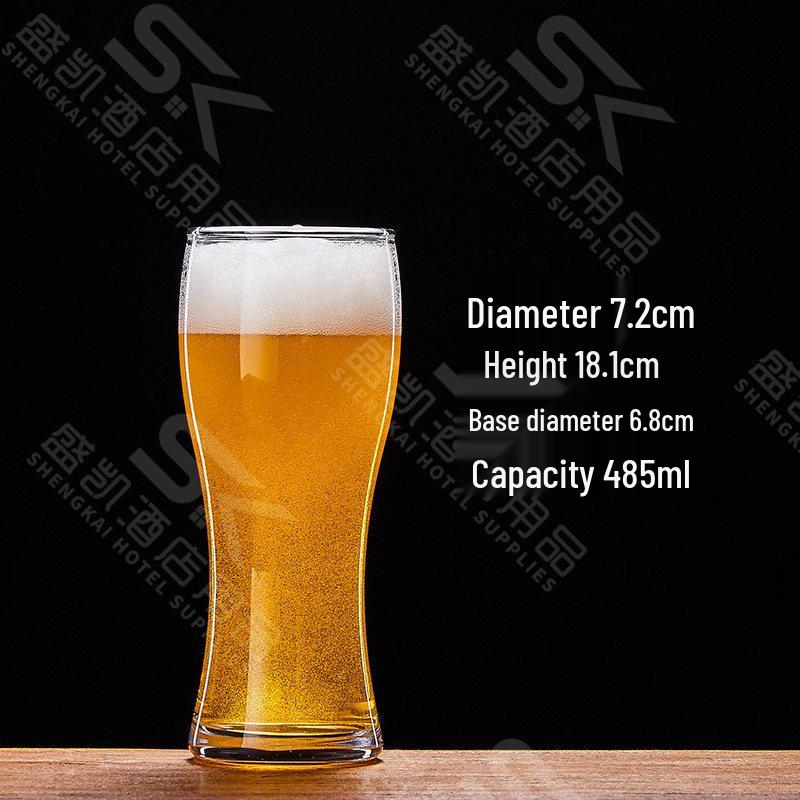 ZISIZ Large Capacity Beer Mugs (Set of 6)