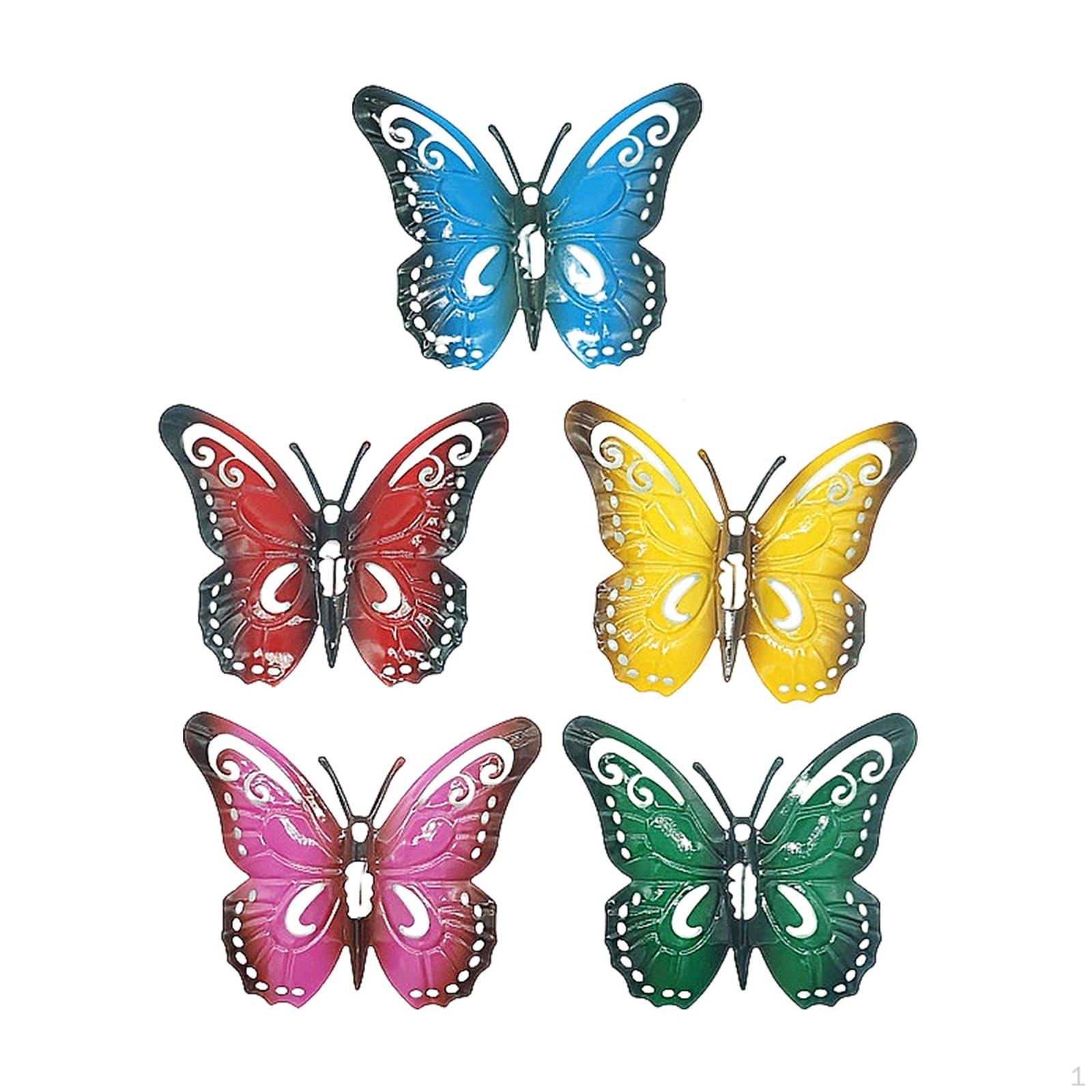 

As Wall Decoration, Elegant Collector s Item, Metal Art, Iron Art for Fence, Balcony, . 5pcs
