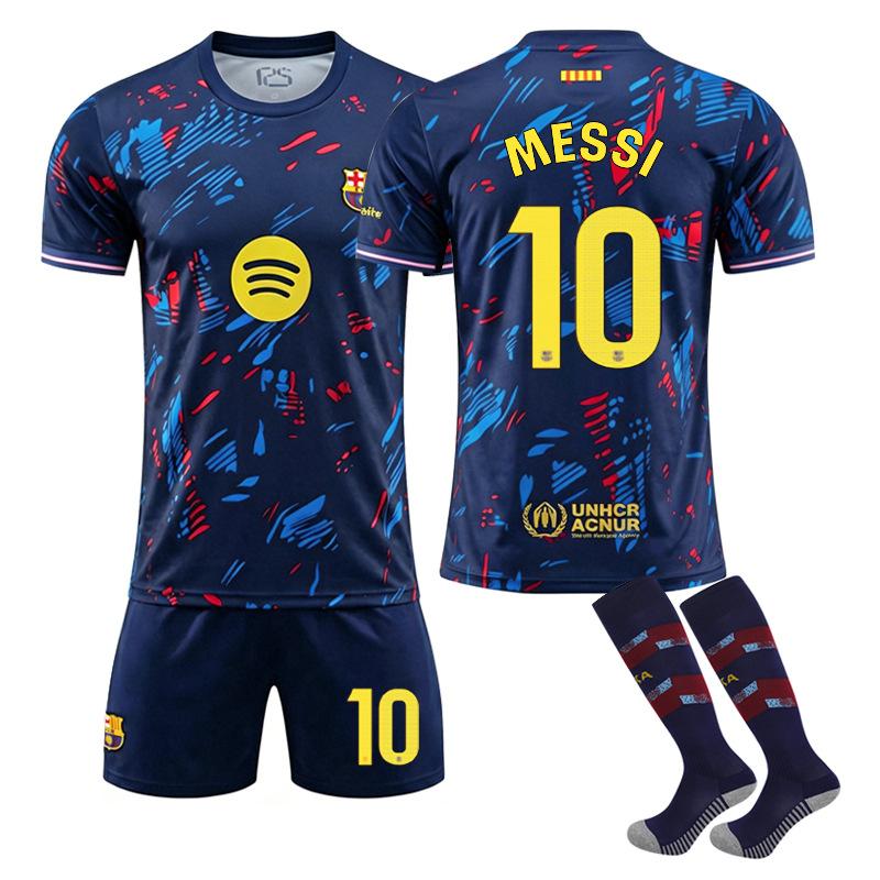 2627 Barça New Commemorative Football Jersey, No.19 Yamal, No.9 Lewandowski, No.10 Messi, Barcelona Special Edition Shirt