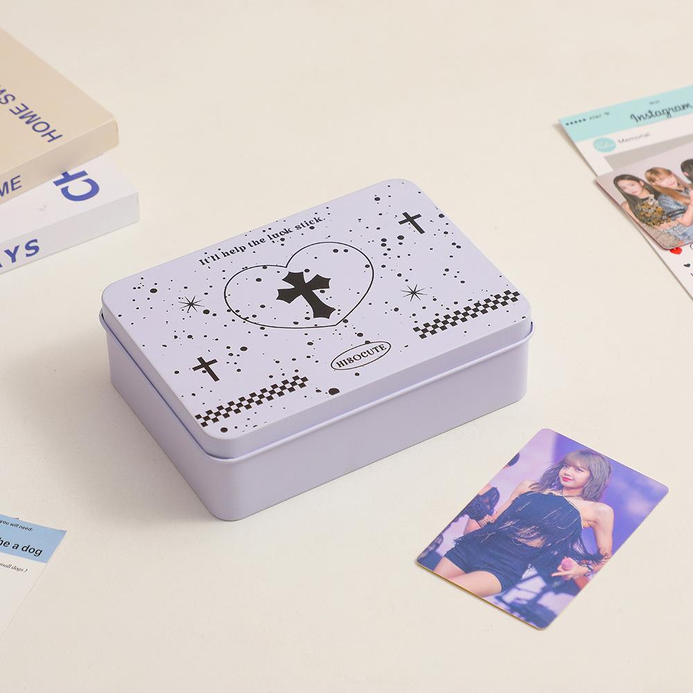 Корейская коробка для хранения для девочек сделай сам материал для ручного счета наклейка коробка для хранения маленькая жестяная коробка для хранения карт 144510cm 723₽