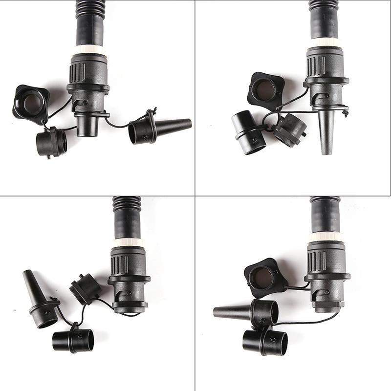 5 In 1 Inflatable SUP Pump Adaptor Multi-Function Inflatable Boat Air Valve Adapter Kit Waterproof Portable for Inflatable Boat