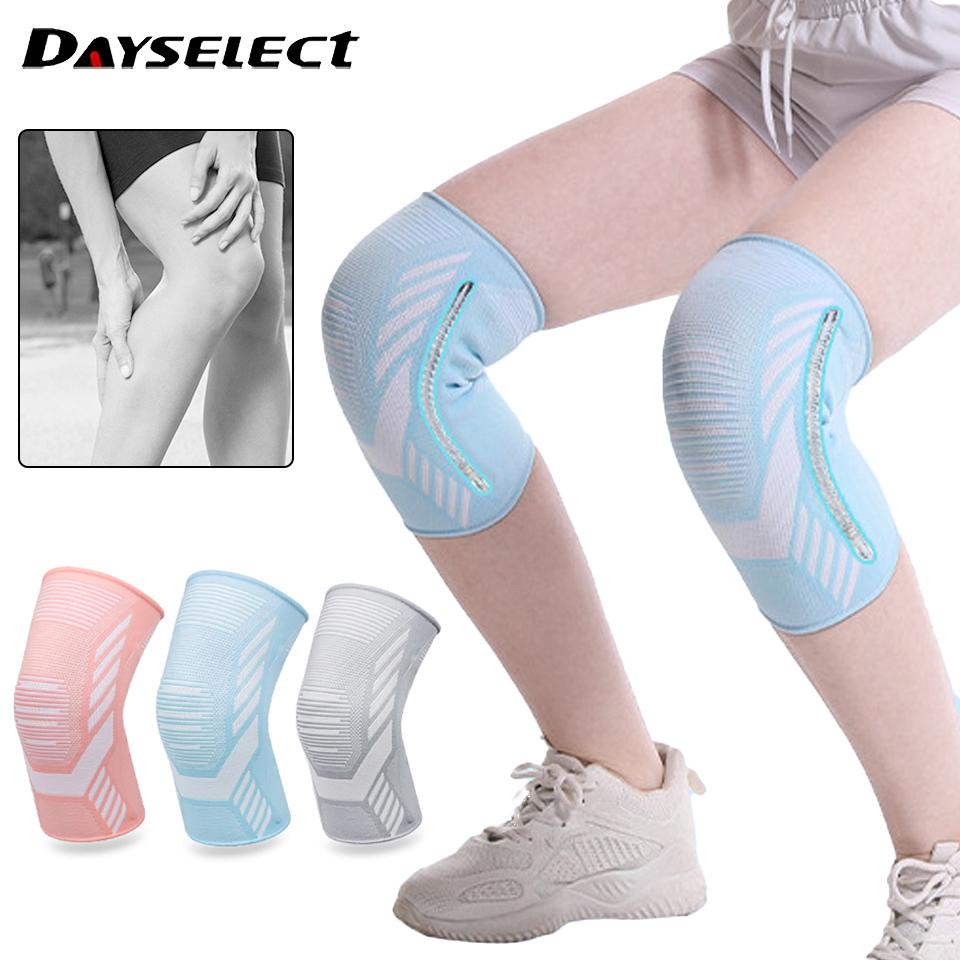 1Pcs Knee Pads Double-Sided Spring Bars Joint Protection Sleeve Keep Warm Old Cold Leg Ligament Injury Knee Protective Gear