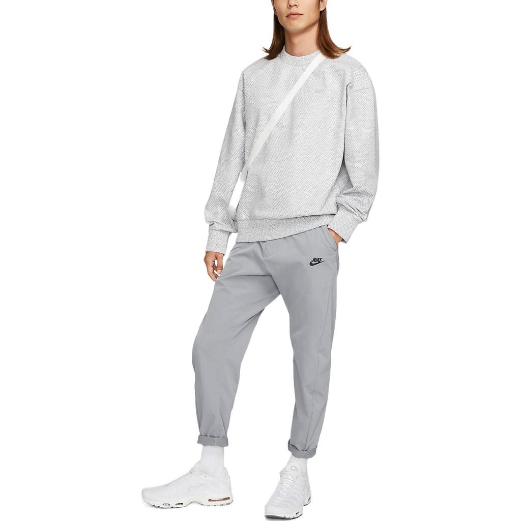 Nike Sweatshirts Men's Light Gray Crew Neck Thickened Regular DQ4265-084