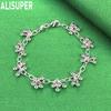 925 Sterling Silver Multi-Cluster Tassel Bead Bracelet - Exquisite Gift Jewelry