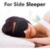 Sleep Eye Mask for Side Sleeper, Lash Extensions 3D Contoured Cup Sleeping Mask for Men Women, Travel Blackout Night Blindfold Eye Shade Cover with Ad