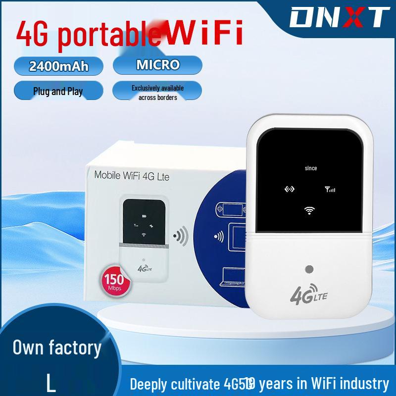 H80 Wireless 4G MIFI Router, SIM Card Slot, 2400mAh Battery, Portable Car WiFi.