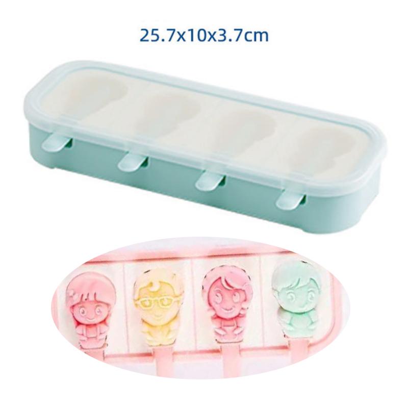 

Силиконовая форма для мороженого с изображением космической ракеты и астронавта с крышкой, семейная форма для льда в форме кубиков эскимо, сыра, кухонные принадлежности