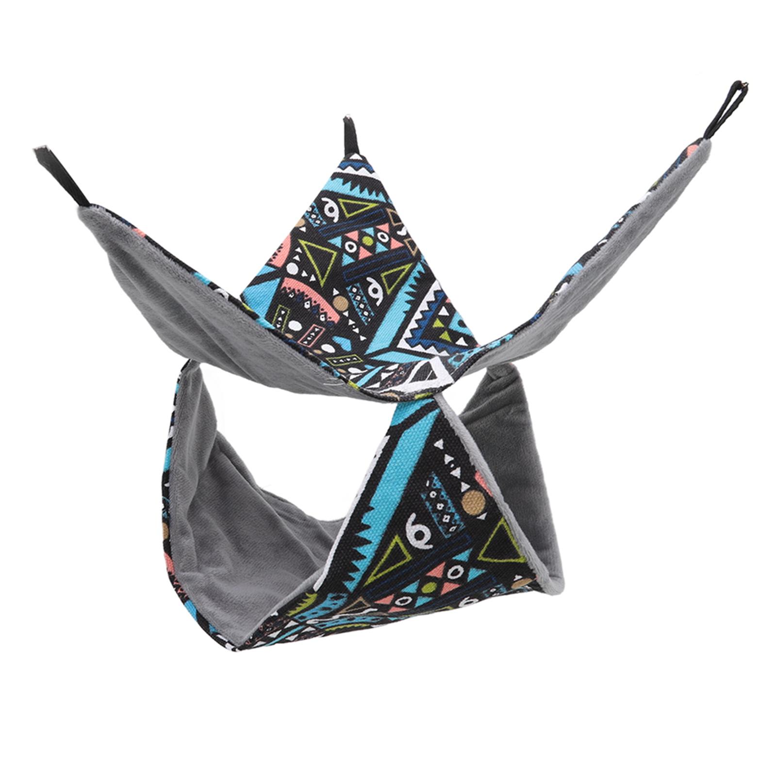 

Pet Cage Hammock 4 Seasons Double Layer Hanging Bed Cage for Small Pets Hamster Ferret Rabbit