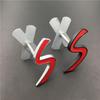 3D Metal Letters Car Front Grille Badge Sticker S Emblem Logo For Car S R56 R53 F56 R50 R52 R57 Accessories Mini