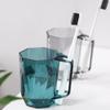 Creative Wash Cup Portable Plastic Toothbrush Cup Bathroom Plastic Transparent Mouthwash Cup Toothbrush Holder Bathroom Supplies