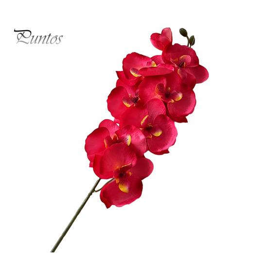 Orhidee artificiale, flori de mătase, realistă, pentru petrecere de nuntă, birou, centru de masă, decorare pentru ramură florală artificială Phalaenopsis