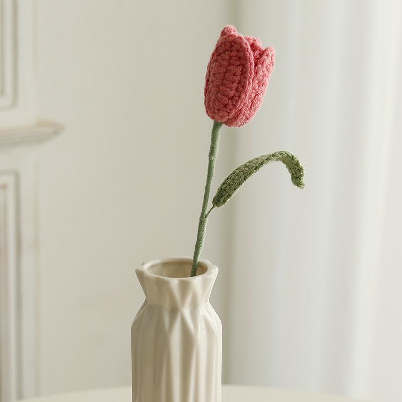 Girasol Crochet Ramo Flor de Hilo - Regalo Hecho a Mano para el Día del Maestro