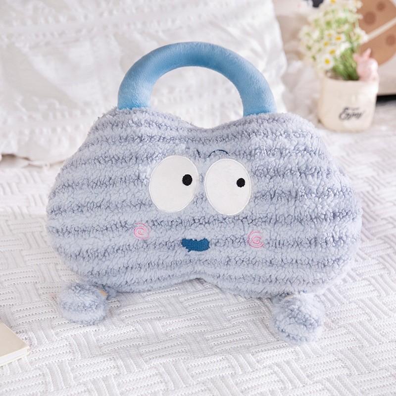 

Плюшевые игрушки Монстр Дофамин, грелка для рук, набивная кукла, мультяшные животные, подарок, подушка синий