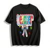 Autismus-Lehrer Kariertes Casual T-Shirt Für Sonderpädagogen Reines Baumwoll-T-Shirt