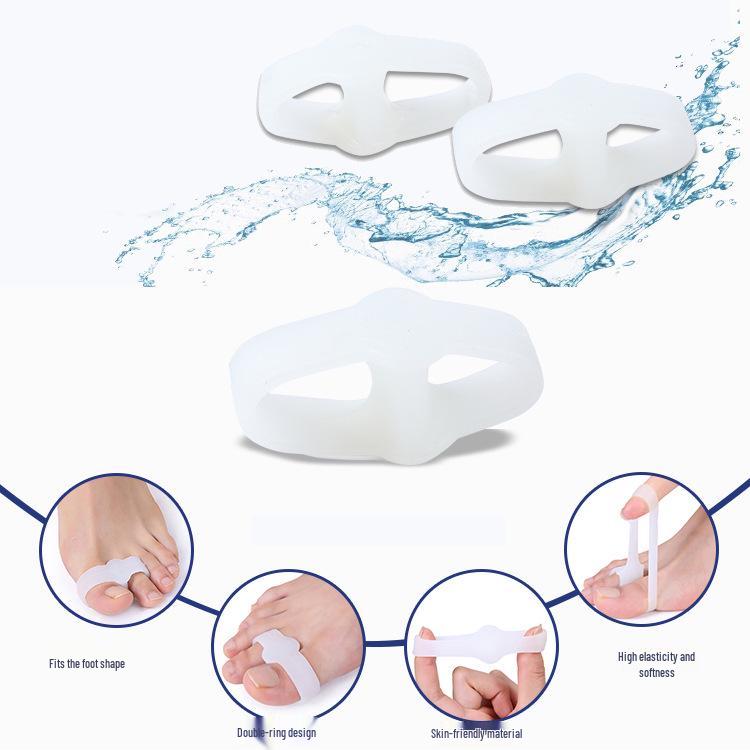 Double Loop Toe Spacers for Overlapping Toes - Foot Care Separator