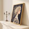 Flower Pearl Beads Painting Sea Self-Adhesive Paintings DIY Painting Material Pack  Home Decor