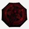 1pc Baphomet Symbol Satanic Artwork Umbrella with Plastic Handle,Suitable for All Seasons Home Travel Outdoor UmbrellaB1663