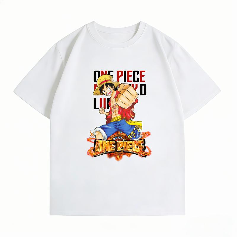 

Unisexs Clothing New 100 Cotton Summer TShirt Bandai One Piece Unisexs TShirt Monkey D Luffy Print Casual Unisexs TShirt S