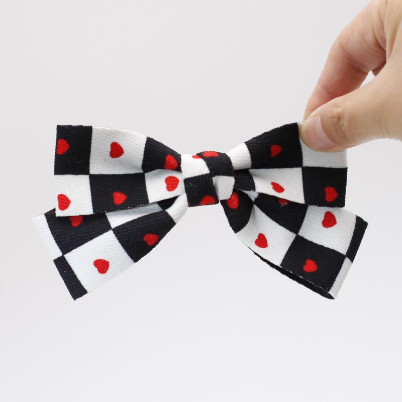 Lystrfac Vintage Schwarzes Samt Schleife Haarspangen für Frauen Langes Band Haarnadel Einfache Top-Klammer Damen Haarklammern Haaraccessoires