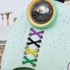 3D Realistic Shoelace Car Sticker Waterproof Sunproof Decals with Strong Adhesive for Scratch Cover for Cars Motorcycles