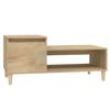 821127 vidaXL Table basse Chêne sonoma 100x50x45 cm Bois d'ingénierie