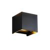 LED Wall Light, 6w Warm White, Outdoor Lighting, Black