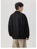 Men's Oversize V-Neck Korean Style Hoodie Cardigan - Casual Plus Size Trendy