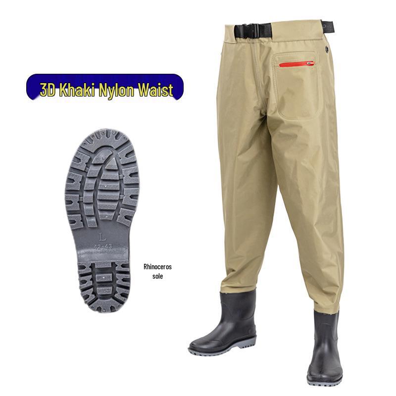 Neuer einteiliger Nylon-Wathose Anzug - Halbkörper-Fischerei-Regenhose