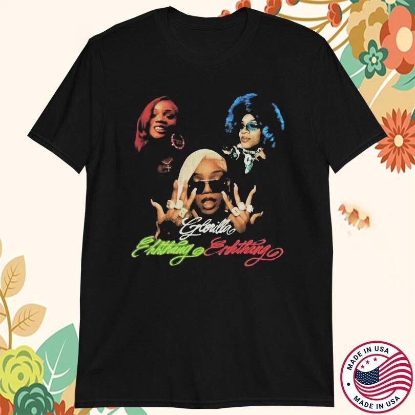NEW RARE GloRilla Tour 2025 T-shirt Black Cotton All size S-345XL HRL90 XXXL