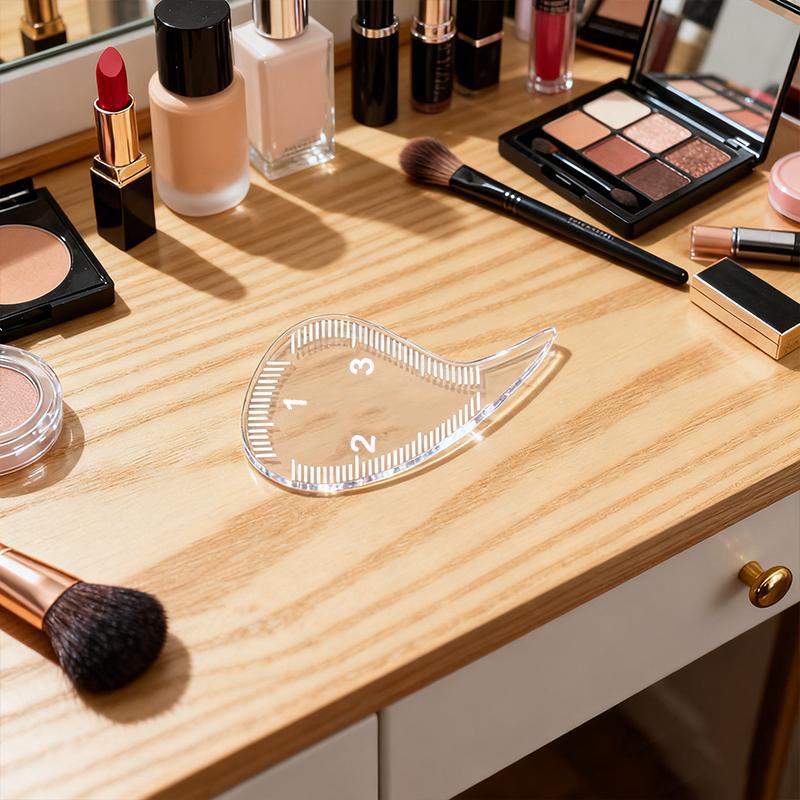 Pravítko pro mapování obočí Tvarovací pravítko na obočí Rychlé kreslení za 1 minutu Designové obočí Snadný nástroj Microblading Permanentní make-up Šablony
