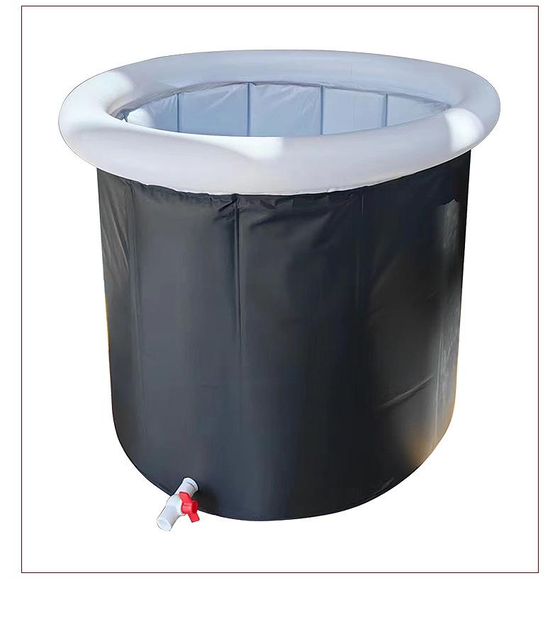 Portable Foldable Ice Bath Tub: Adult Soaking Bucket for Athletes