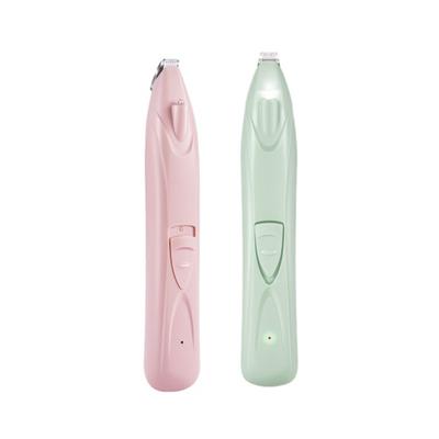 Elektrischer Tierhaarschneider, wiederaufladbarer Hundeschneider mit LED-Licht, leiser Haustier-Haarschneider, USB