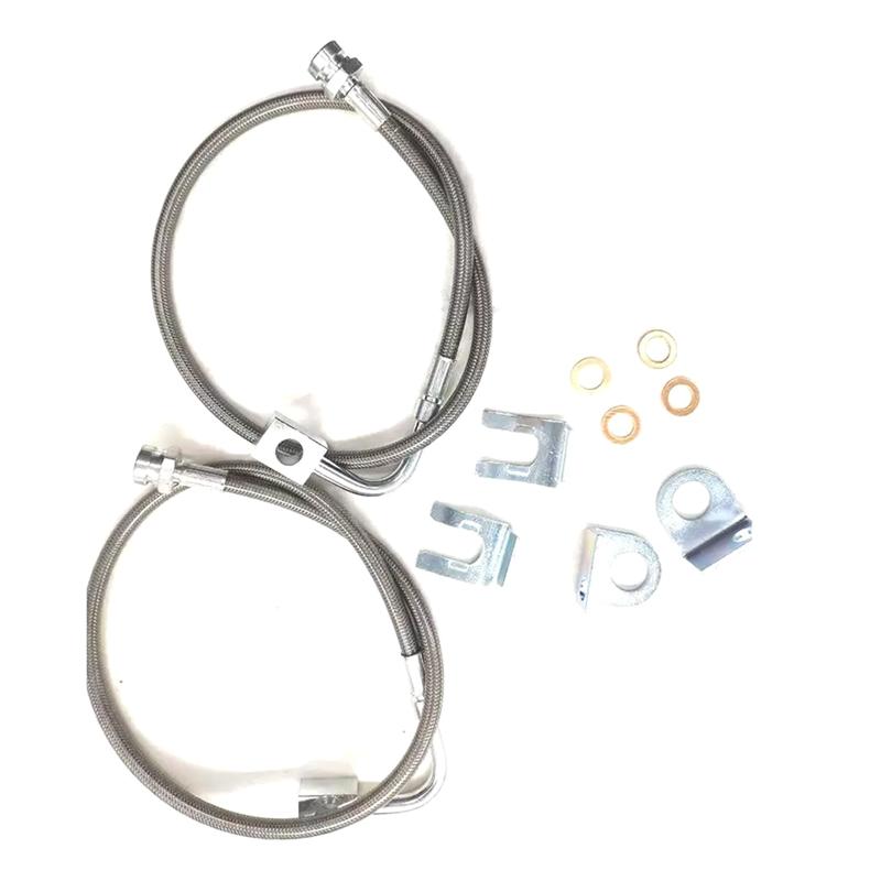 L37A-Extended Rear Brake Lines For Jeep Wrangler JK 2007-2018 4-6 Inch Of Lift 89708