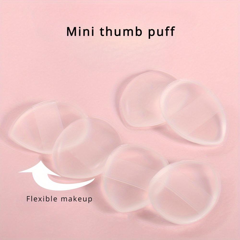 5-Pack Mini Silicone Fingertips - Reusable, Fragrance-Free Makeup Brushes for Foundation, Concealer and Powder
