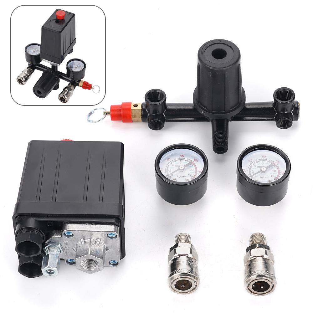 Air Compressor The All Black Bracket Adopts a High-Quality Quick Connect Air Compressor Bracket Assembly 220V Express Delivery
