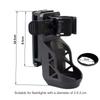 1Pcs Flashlight With Lever Side Lock System Flashlight Holder For Belt 360° Rotatable For 2.5-3Cm Diameter Flashlight